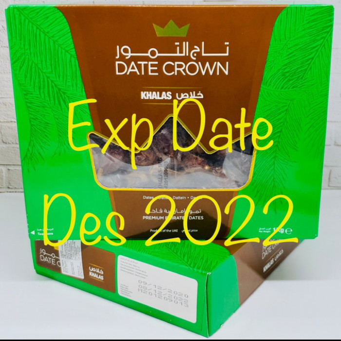 

PRODUK TERBARU - KURMA KHALAS DATE CROWN 1 KG