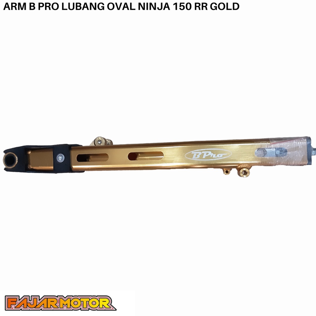 OBRAL SWING ARM B PRO LUBANG OVAL KOTAK TANPA STABILIZER NINJA RR 150 GOLD