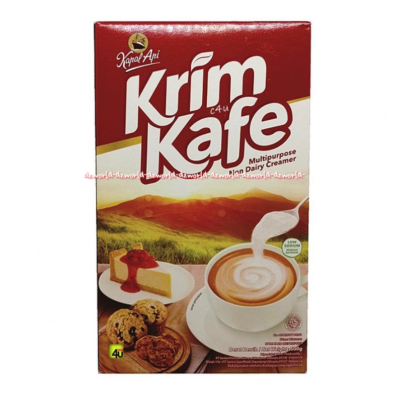 Kapal Api 500gr Krim Kafe Multipurpose Non Dairy Creamer Krimer Kofi Kopi Kapalapi Cream Kapal Api Krim Bubuk Putih Susu Campuran Kopi 500 gram