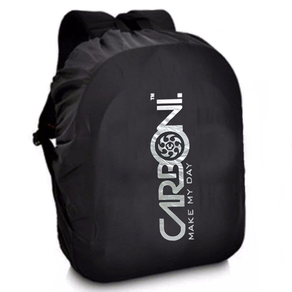 Carboni Tas Ransel Laptop 17 MA 30-COFE  Polyester Serat Sintetis Original - Coffee + Raincover