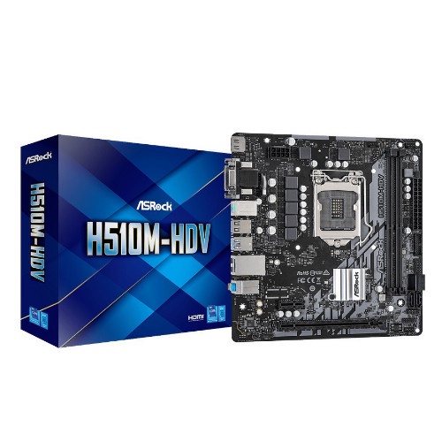 ASRock H510M-HDV (LGA1200, H510, DDR4, USB3.2, SATA3)