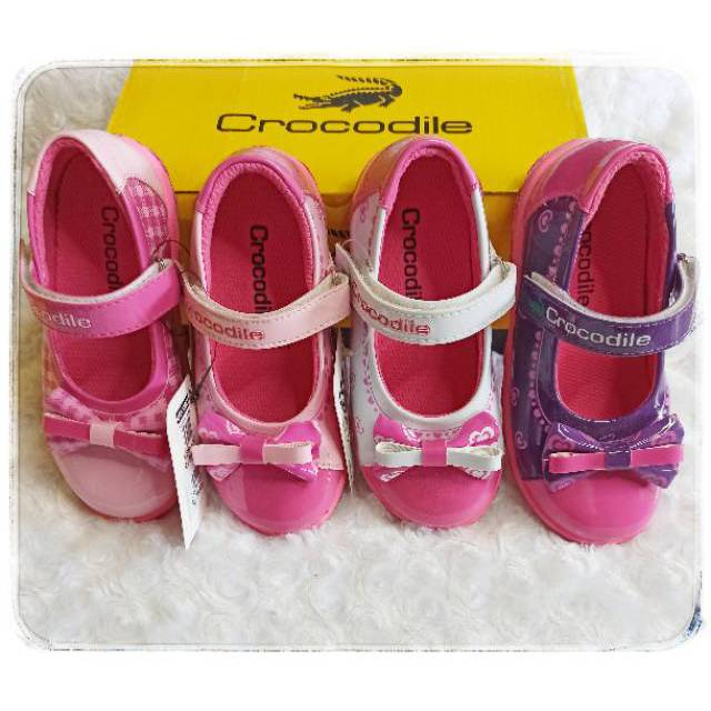 SEPATU PESTA FLATSHOES ANAK PEREMPUAN CEWE CROCODILE