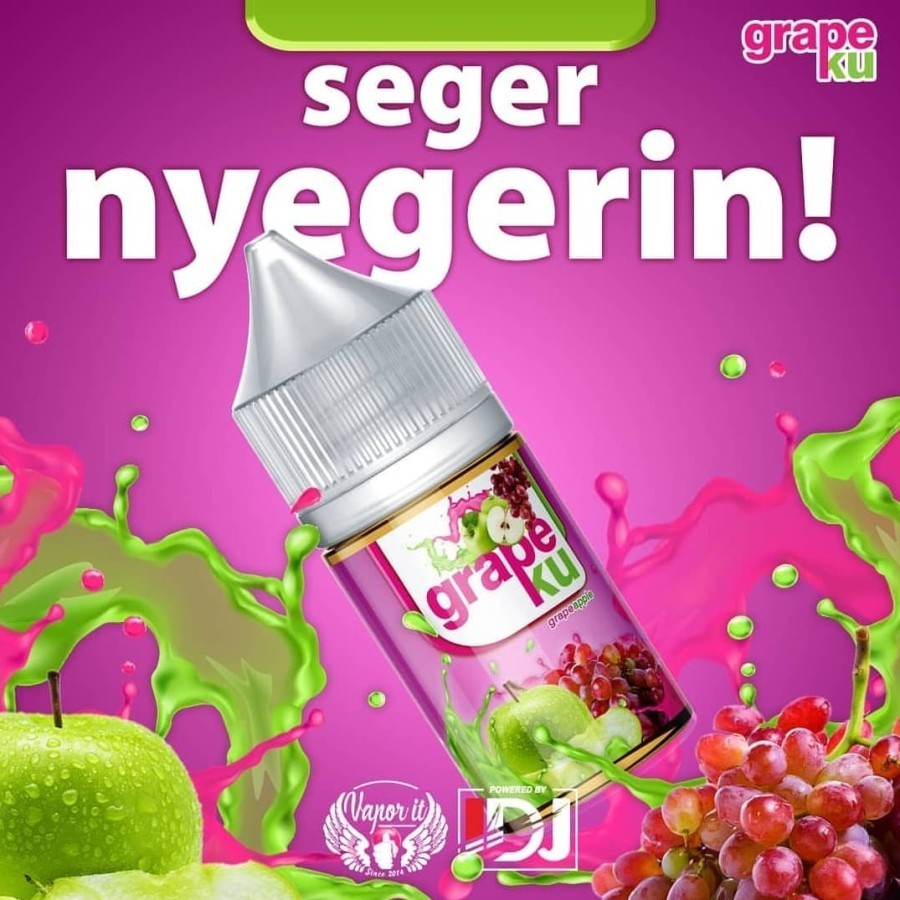 Grapeku grape ku Pods Friendly 30ML 10mg by IDJ x Vapor It - authentic