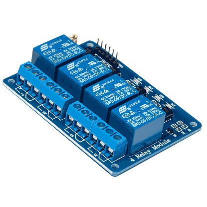 RELAY 5V 4 CHANNEL OUTPUT 250VAC 30VDC 10A WITH OPTOCUPLER MODUL