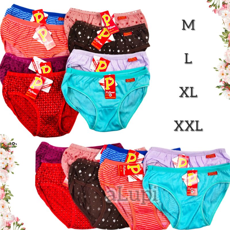 Undies celana dalam CD daleman wanita cewek perempuan dewasa remaja p. clarisi size M L XL XXL murah