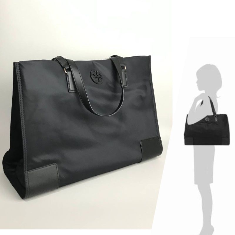 Tory Burch Ella Nylon Large Black