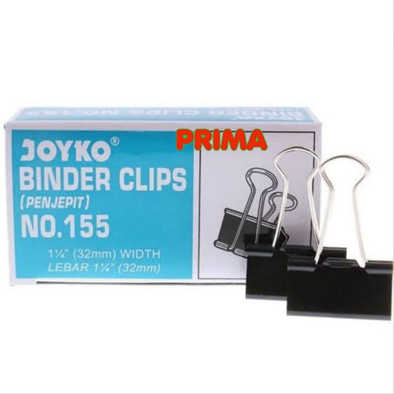 

Binder clip / klip / penjepit kertas Joyko no 155