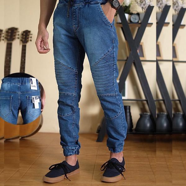 Jangan Ketinggalan order..  Celana jeans pria  Jogger bikers / jogger / jens joging / jeans original
