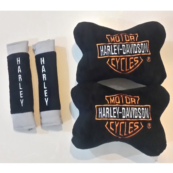 Bantal Mobil 2 in 1 Exclusive Harley Davidson