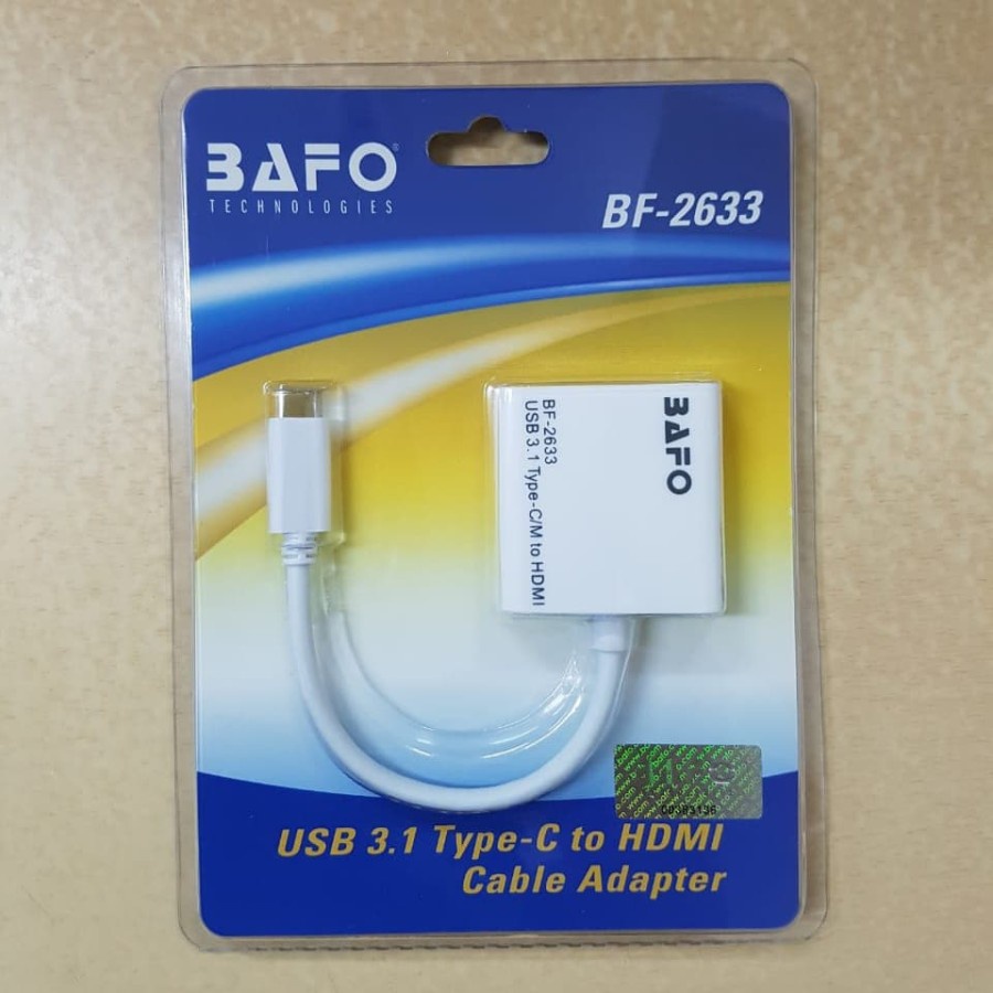 Bafo Converter USB 3.1 Type C to HDMI BF-2633