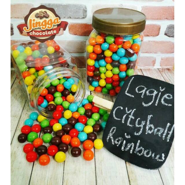 

Lagie cityball rainbow per Kg