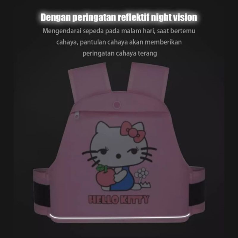 SABUK PENGAMAN MOTOR + TAS / SABUK MOTOR ANAK / SABUK BONCENGAN ANAK / SABUK BERKENDARA UNTUK ANAK