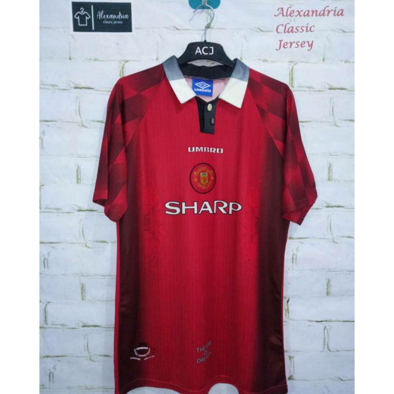 Jersey retro Manchester United Cobra Home 1996 1997 nns Cole