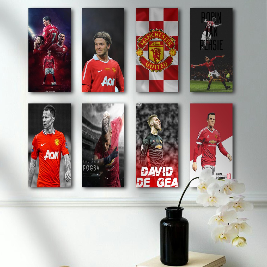 Hiasan dinding CLUB SEPAK BOLA MANCHESTER UNITED / dekorasi dinding / dekorasi kamar /poster dinding