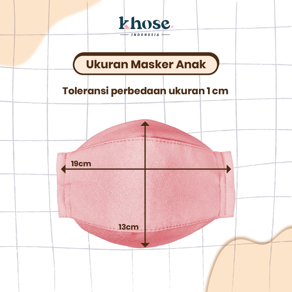 KHOSE MASKER KAIN ANAK 3D UPIN &amp; IPIN WATER RESISTANT PRINT DIGITAL / Masker Karakter Murah Lucu