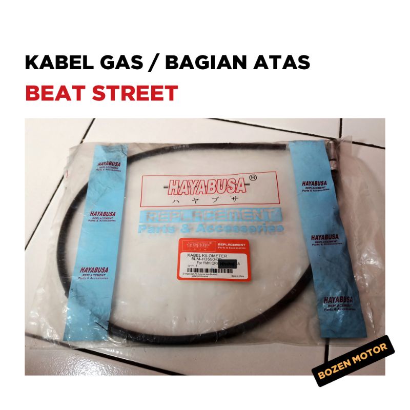 Kabel Gas Bagian Atas Beat Street / Tali Cable Throttle Motor Hayabusa A