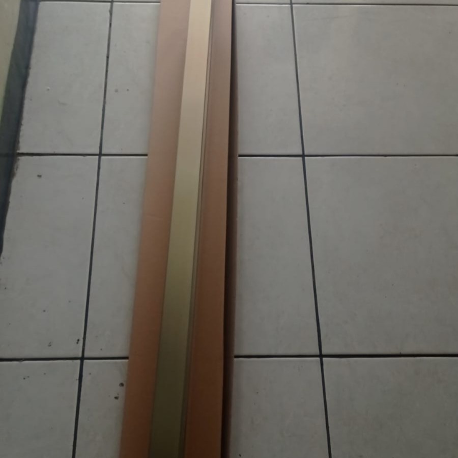 Handle pintu kayu dan kaca, panjang 120cm