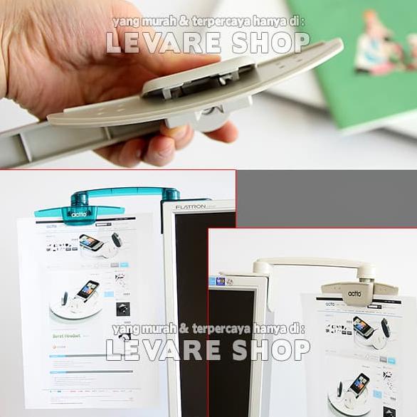 

COD Paper Holder Clip Klip Gantung Kertas File Dokumen di Monitor Komputer PROMOKode 3822