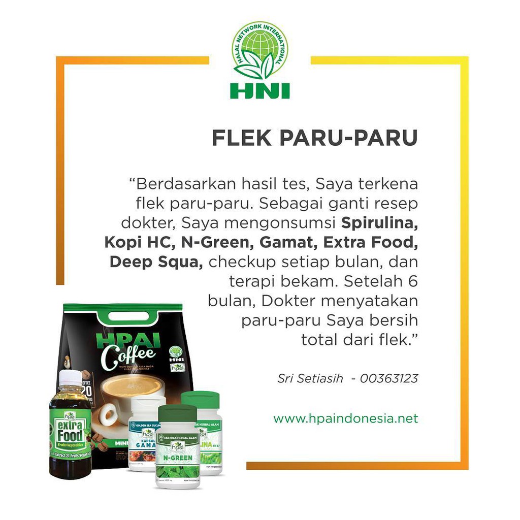 Jual HNI HPAI COFFEE HC Kopi Sehat 20 Sachet ORIGINAL | Shopee Indonesia