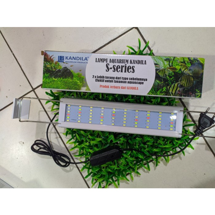 Lampu LED Aquarium Aquascape Kandila S300 S-300 RGB LED Atas Aquarium