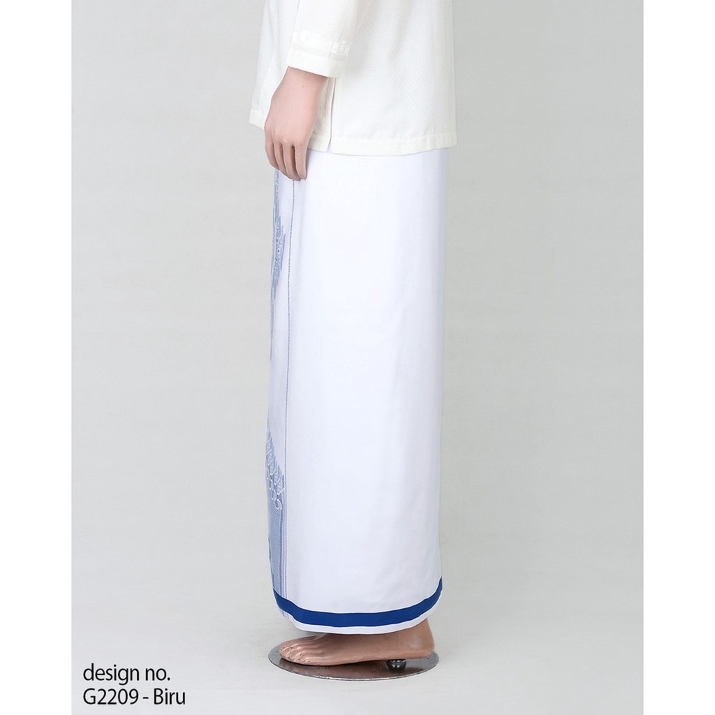 Sarung Samarinda Putih Pm Al-Barkah Jumbo G-2209