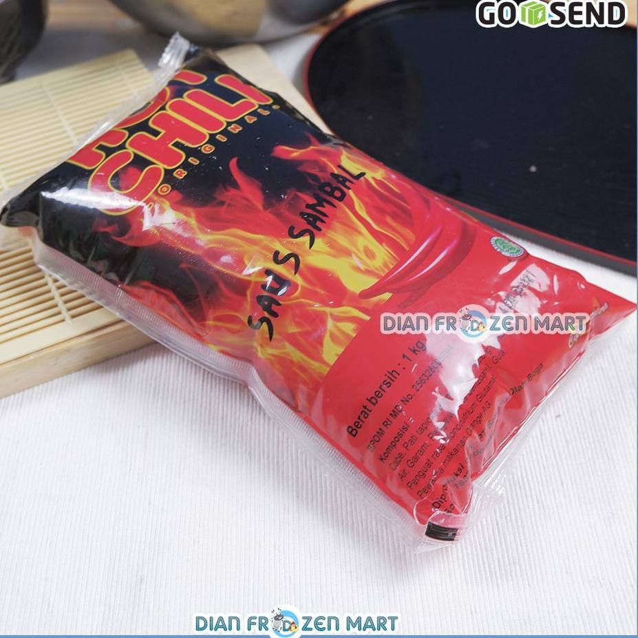 

♟P73048® SAOS SAMBAL HOT CHILI 1KG SAMBAL MURAH ♥