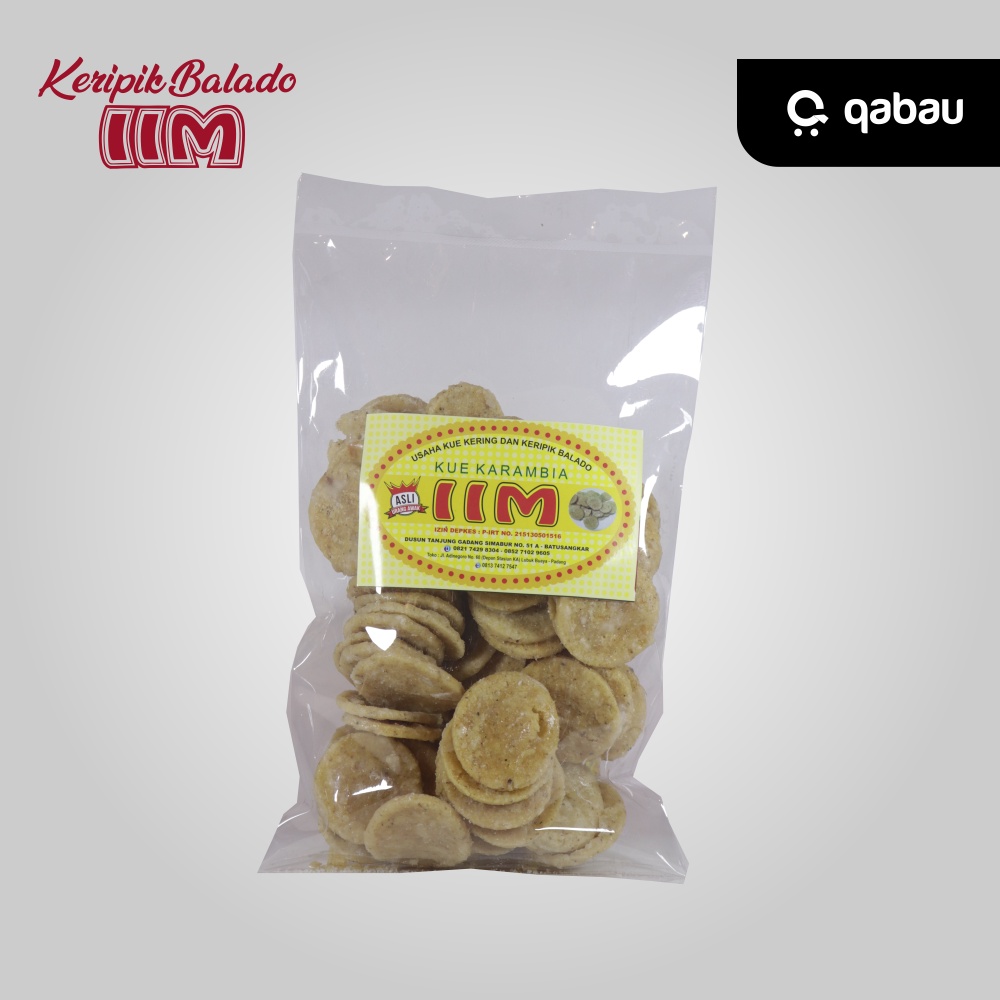 

Kue Kelapa Karambia IIM 250 Gram