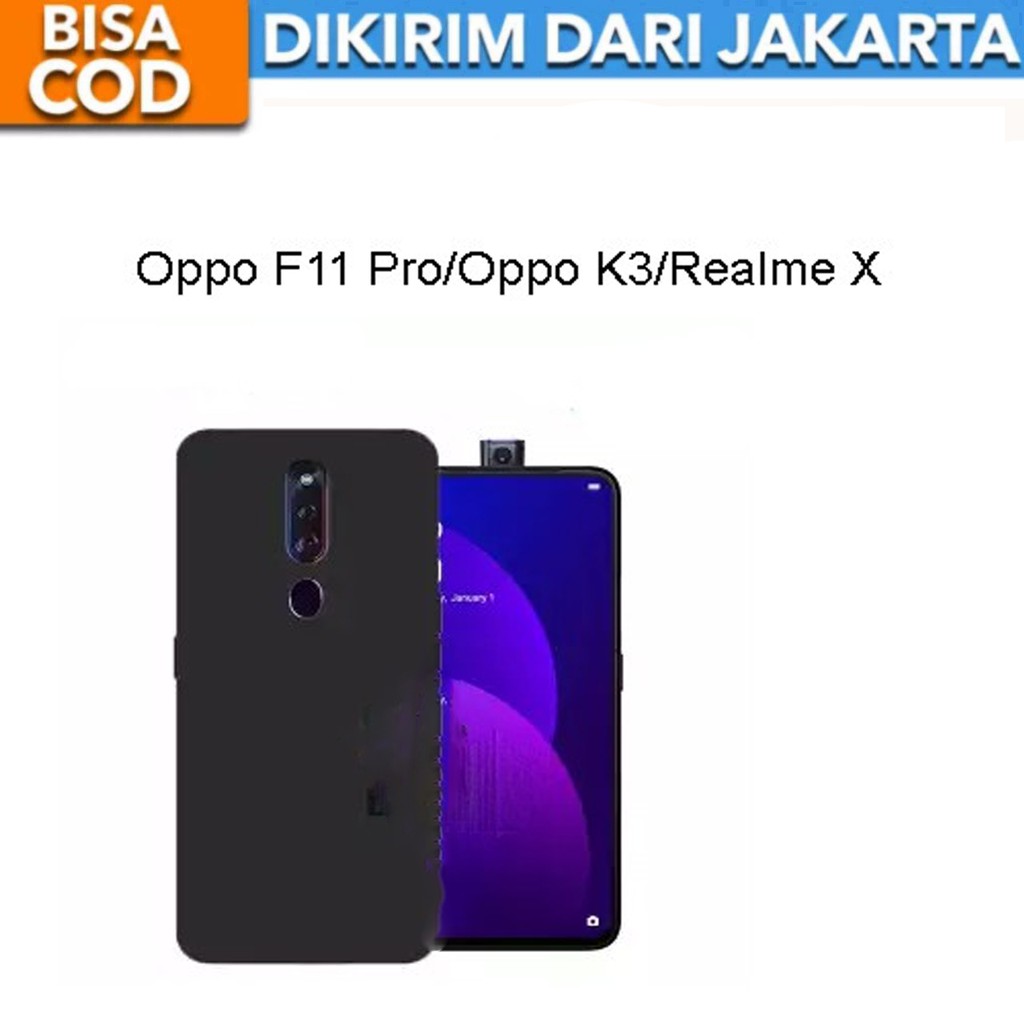 SoftCase Black Matte for Oppo F11 Pro/Oppo K3/Realme X