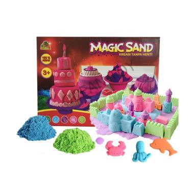 Mainan Magic Sand Pasir Kinetik Dan Cetakan