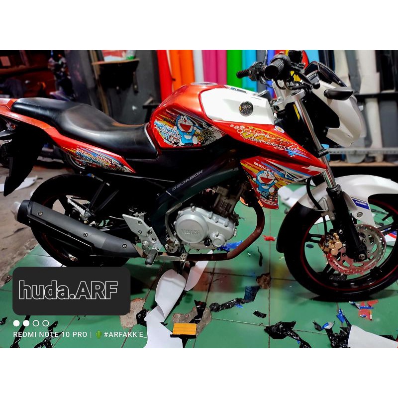 striping NEW VIXION LIGHTING variasi NVL striping variasi new vixion lighting NVL "DORAEMON"