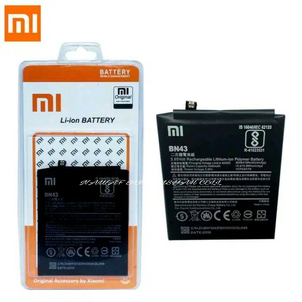 BATTERY BATERAI BATRAI ORIGINAL XIAOMI BN43 REDMI NOTE 4X SNAPDRAGON