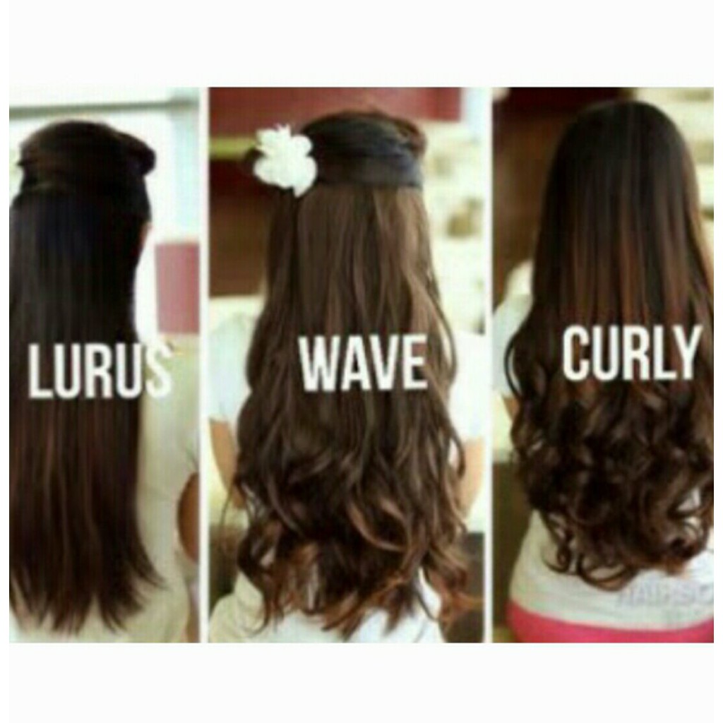 Promo Hair Clip Rambut Palsu Hairclip Lurus Hair Clips Wave Hairclips Curly Diskon Shopee Indonesia