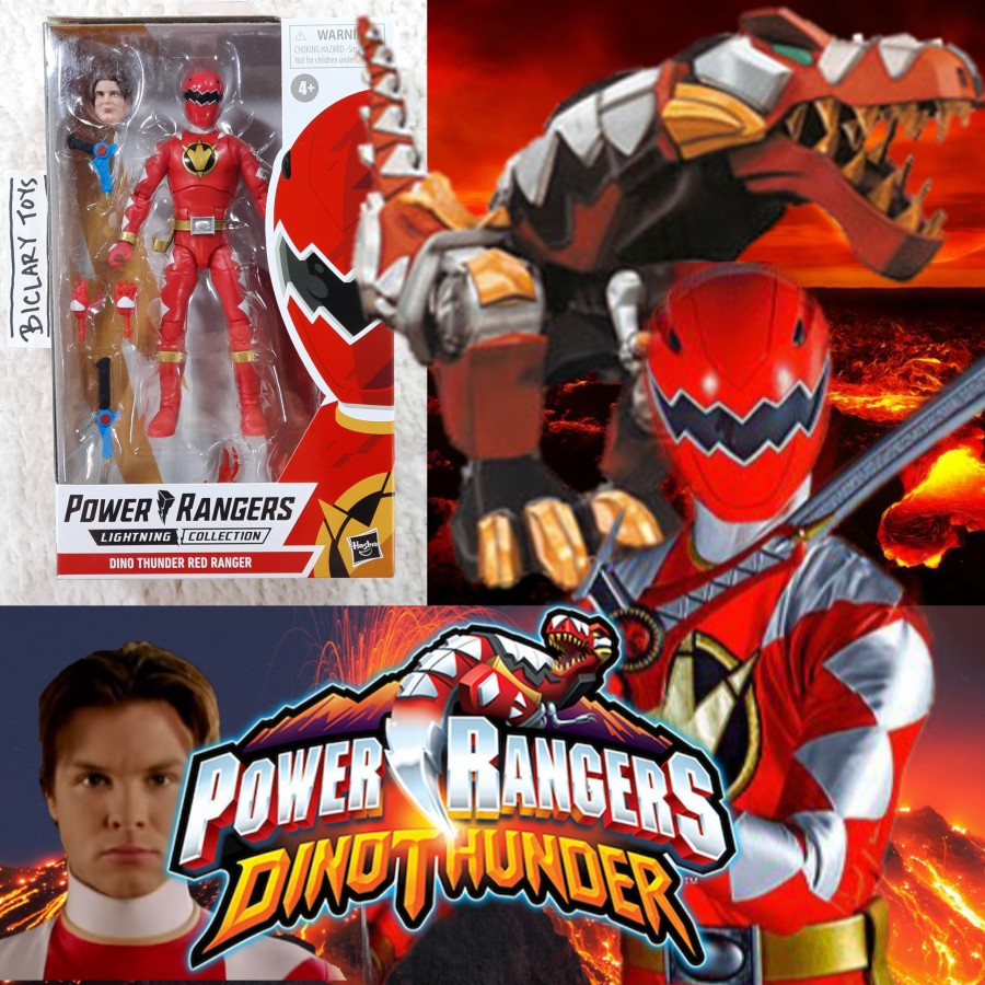 Lightning Collection Dino Thunder Power Rangers Red Ranger Hasbro