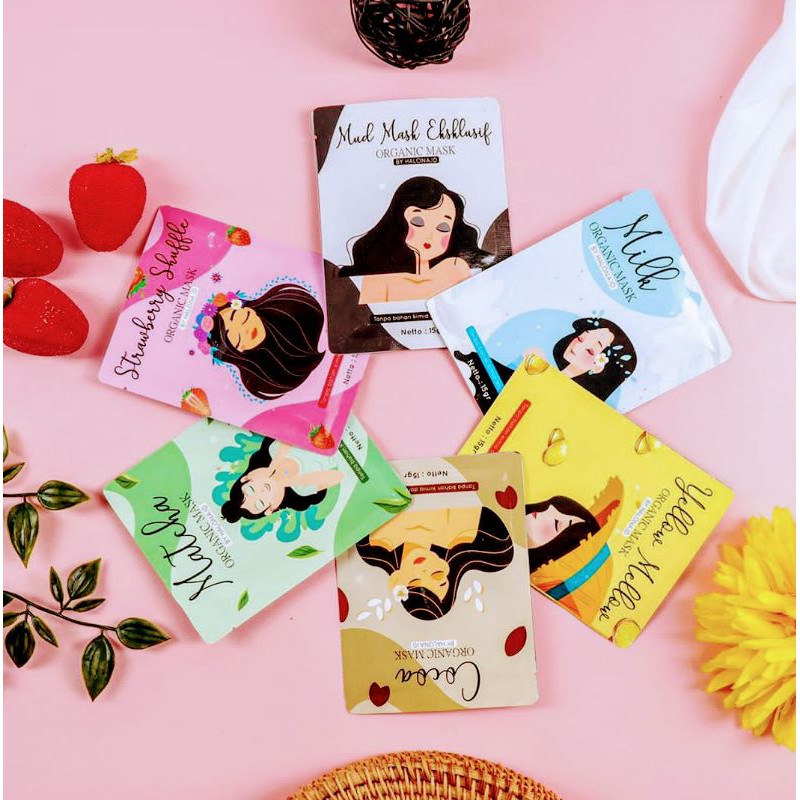 Masker organic by HALONA.ID