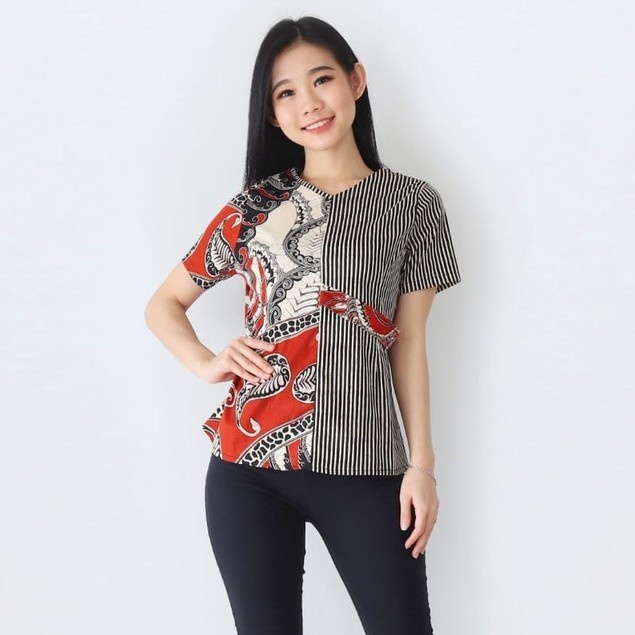 Batik wanita - Atasan blouse batik wanita fashion 210