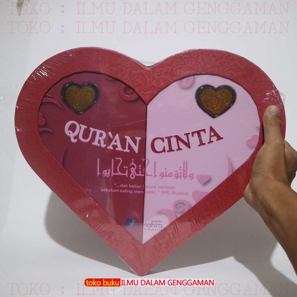 Ukuran Besar MERAH Al Quran Cinta Almahira Almahira Kado Pernikaha