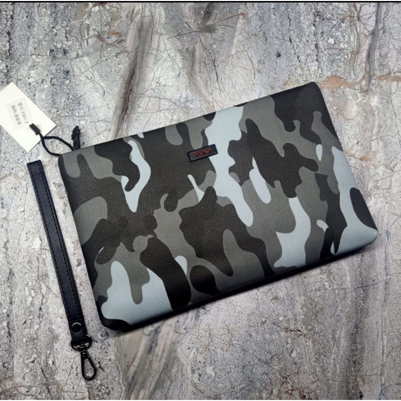 Clutch Tumi Camo Army Tas Tangan Premium Import