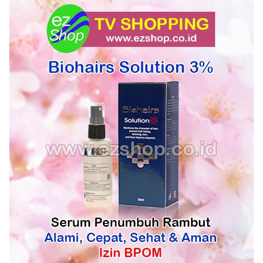 Ready Stock Big Promo Biohairs Solution 3% Asli Ez Shop /Perawatan Tubuh - Perawatan Rambut -