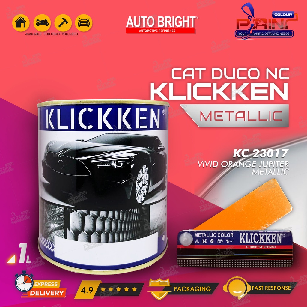 Cat Duco Metallic KLICKKEN METALLIC - KC 23017 VIVID ORANGE JUPITER MET