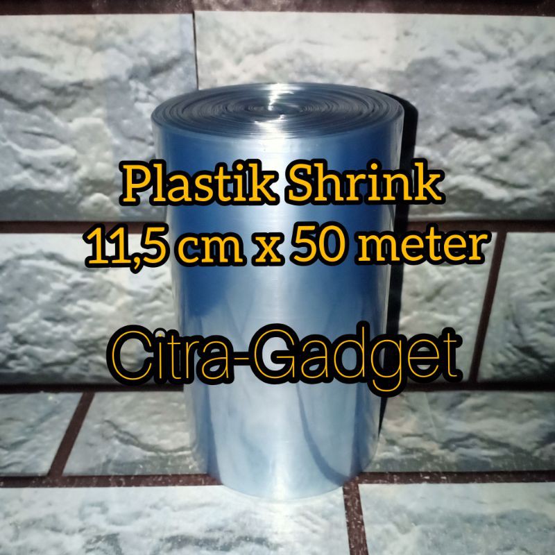 

plastik Shrink 11,5cm x 50 meter