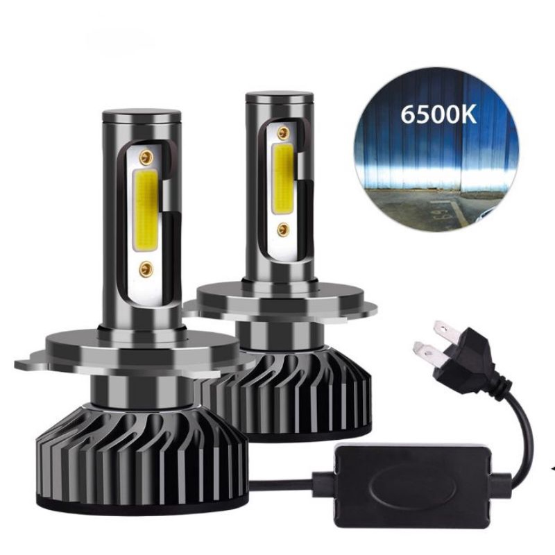 INOMOTIV Lampu Mobil Headlight Car Fog Buld LED H4 COB 72W 7600LM