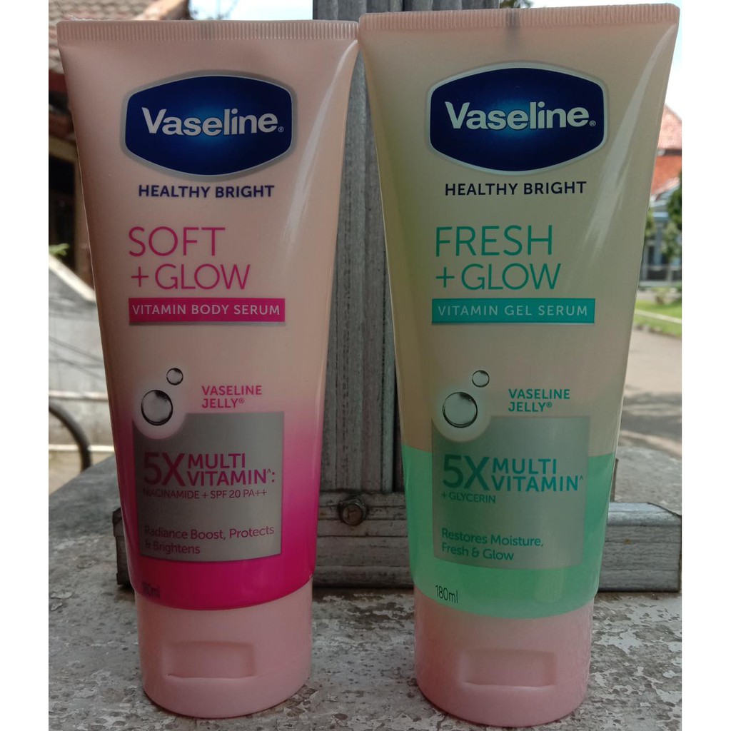 promo!! vaseline vitamin body serum 100ml &amp;180ml exp oktober/desember 2023