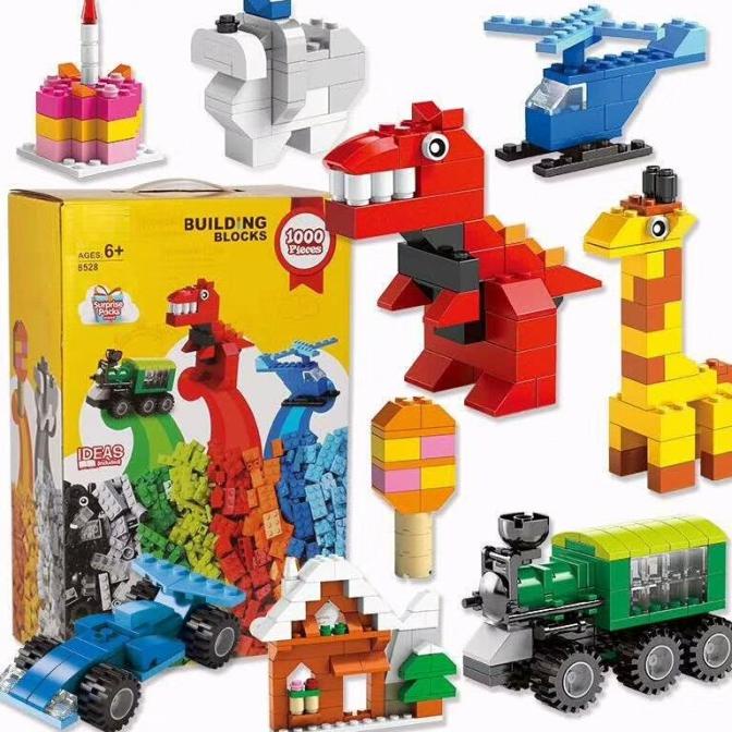 JUALJUAL 8528 Lego Blocks / Balok / Bricks Classic 1000 pcs