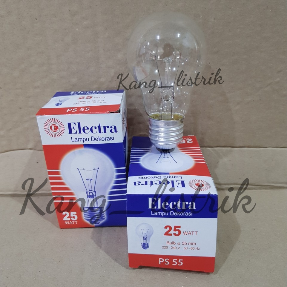 Lampu Pijar Electra 5W 25W / Lampu Bohlam Pijar Electra