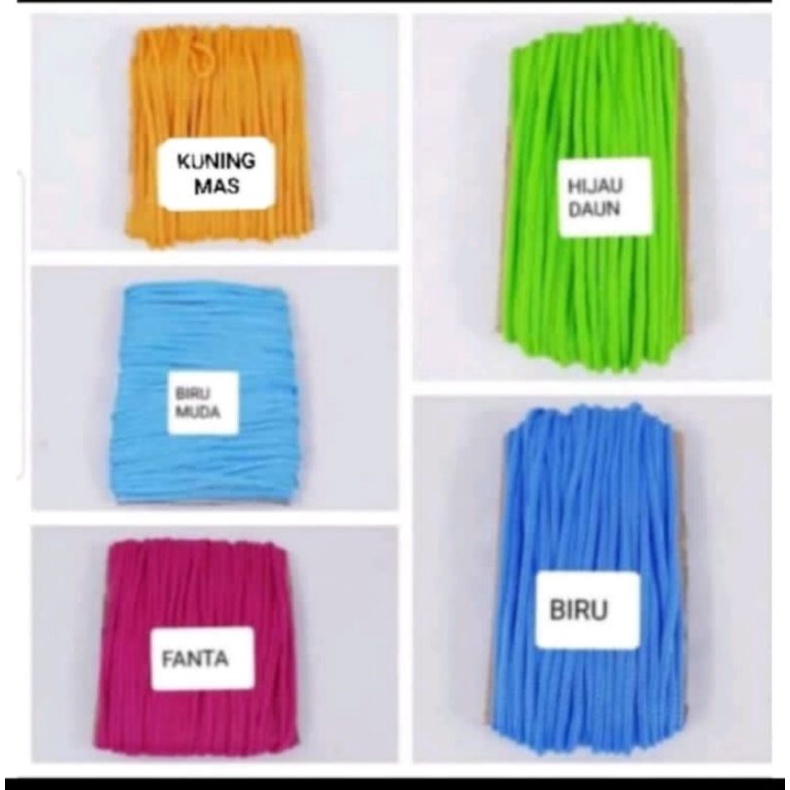 TALI KUR POLYESTER DIAMETER 3MM ( 2B ) HARGA UNTUK 25 METER