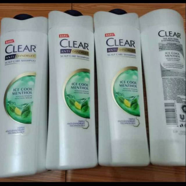 shampoo clear ice mentol 320ml