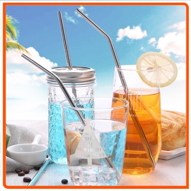 

Paket Sedotan Stainless Steel (2 Pcs Sedotan) + Free Sikat Sedotan