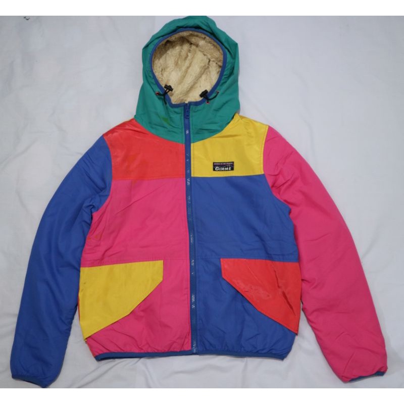 JAKET TEBAL COLOR BLOCK / JAKET SECOND COLOR BLOCK / jaket power to people
