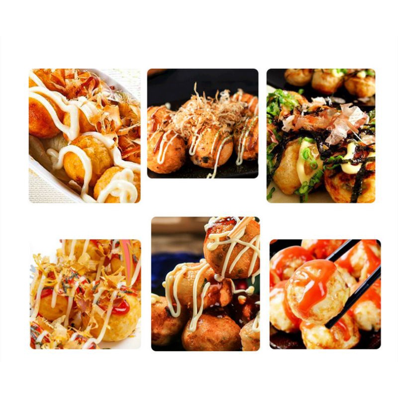 Takoyaki Double Pan Octopus 12 lubang