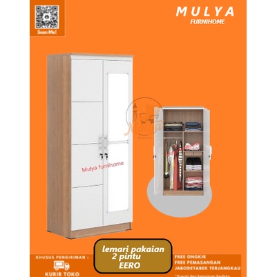 Lemari Pakaian 2 Pintu olympic/ Lemari Baju/Eero 2 Pintu